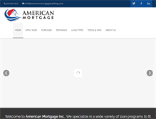 Tablet Screenshot of americanmortgagebanking.com